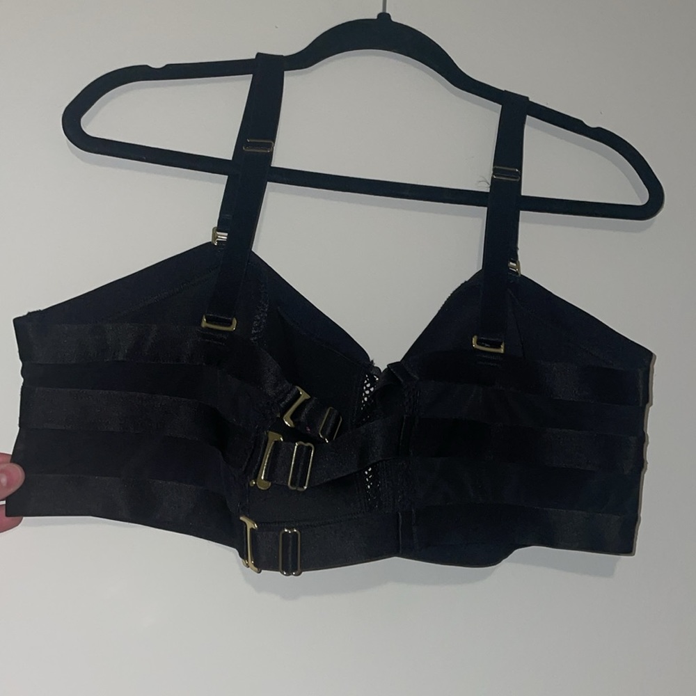Torrid Curve Bra With Gold Clasps Size 3 - image 8